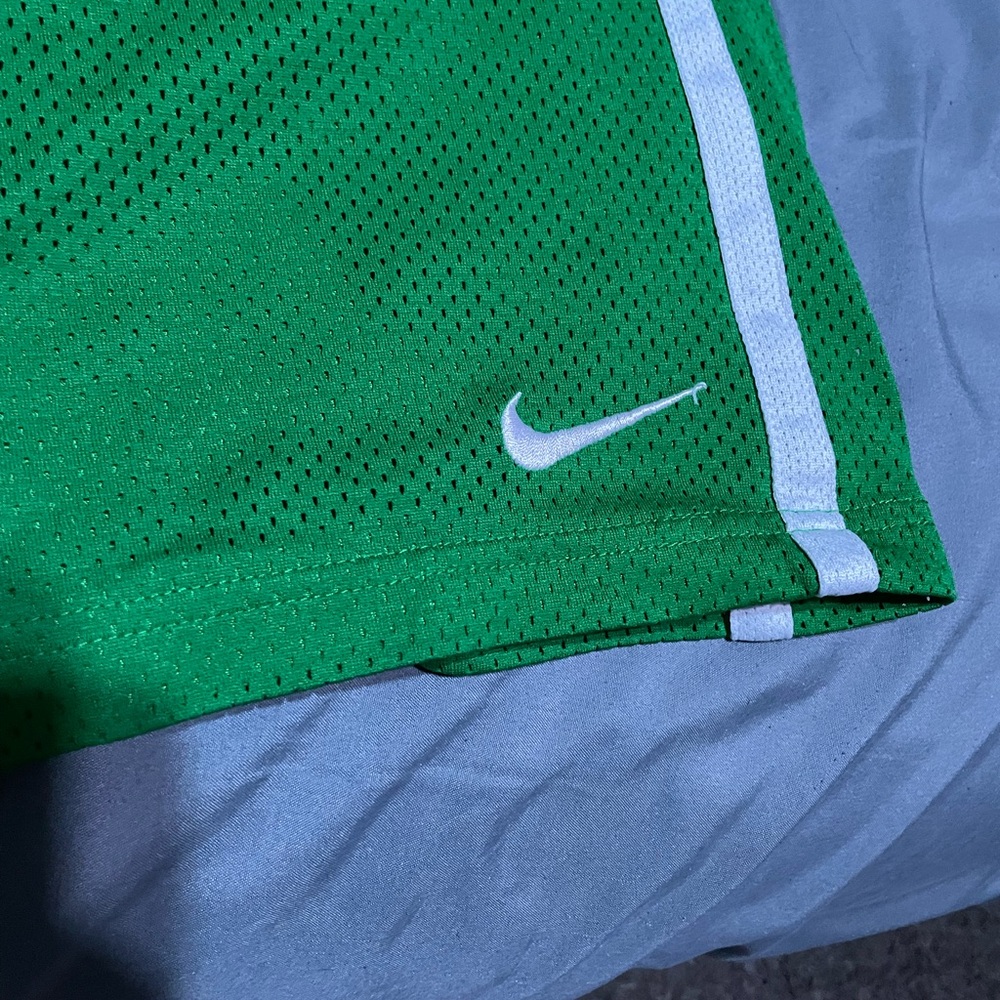 Nike Green Mesh Athletic Shorts